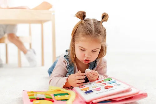Milleli Busy board for toddlers- travel toys and educational gifts for toddler girls and boys