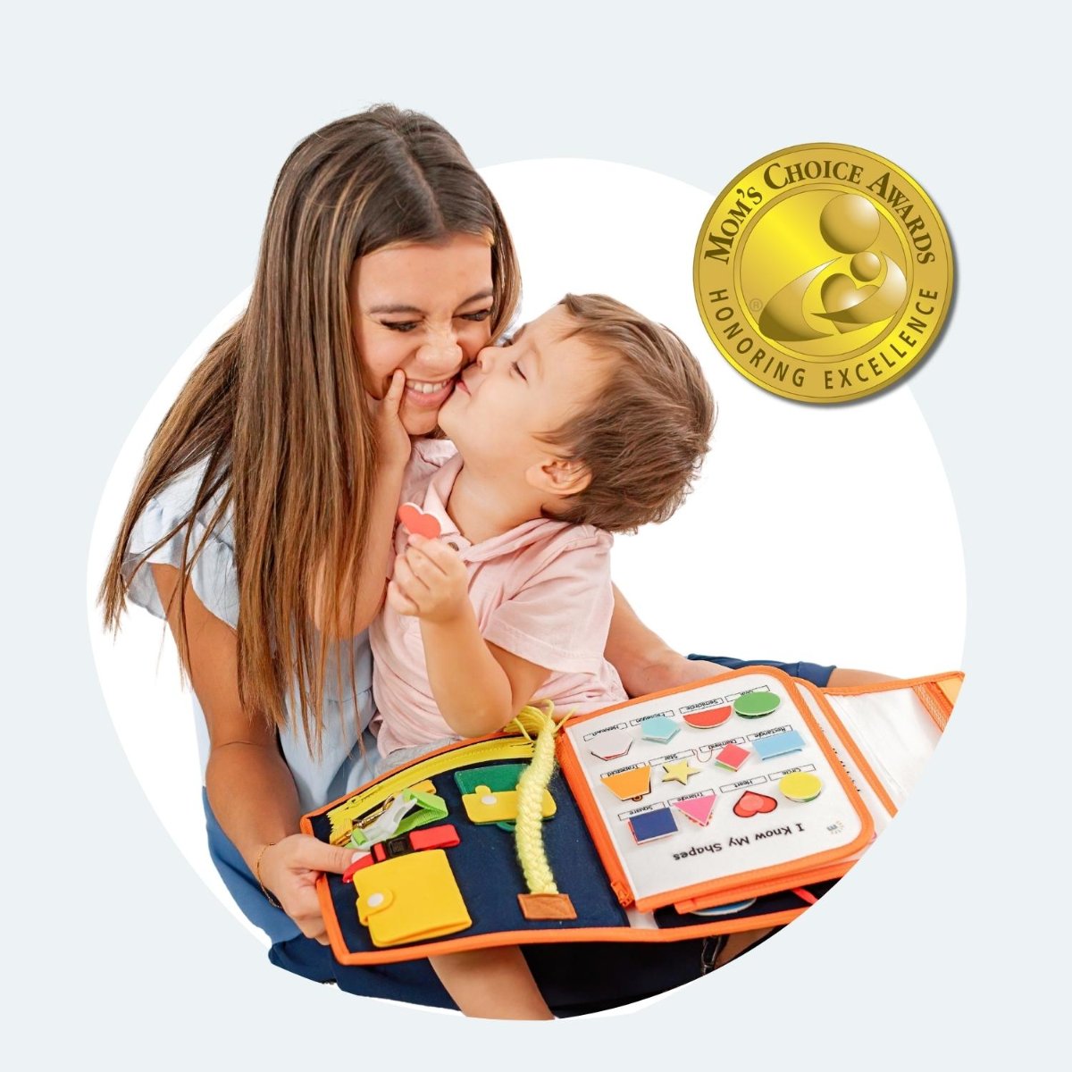 Best Christmas gift for toddlers educational Montessori busy board for kids by Milleli for ages 2-4 boys and girls